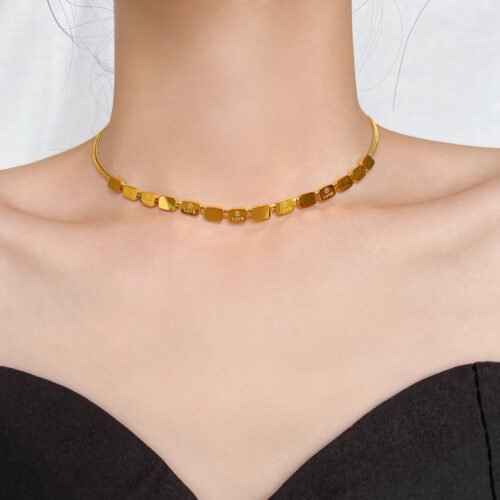 Love Engraved Luxe Choker