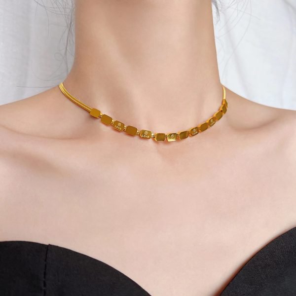 Love Engraved Luxe Choker