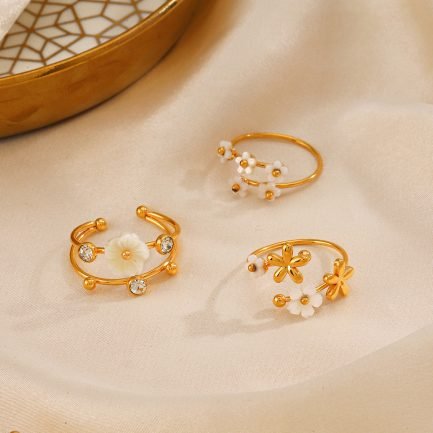 ⁦Petal Bliss Rings⁩ - الصورة ⁦5⁩