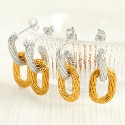 Radiant Mixed Color Earrings - Image 3