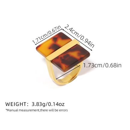 Square Harmony Rings - 이미지 2