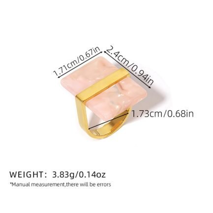 Square Harmony Rings - 이미지 3