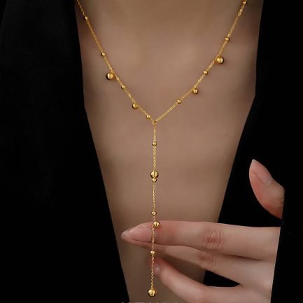 Cascade Drop Y-Necklace - Image 2