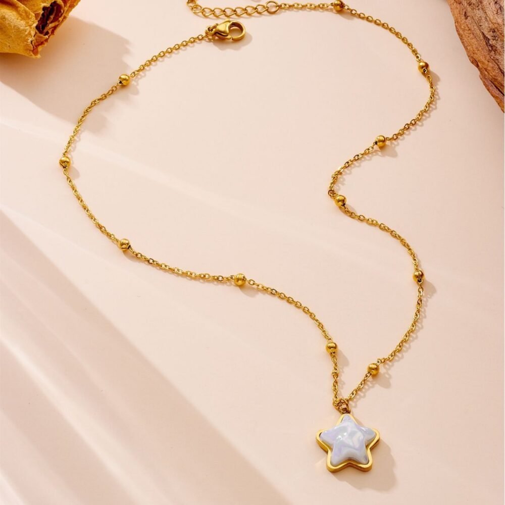 Celestial Star Charm Necklace - Image 2