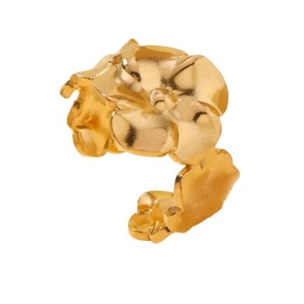 Blooming Petal Cuff Ring