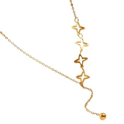 Cascading Starlight Drop Necklace