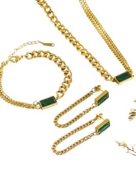 Emerald Radiance Jewelry Set