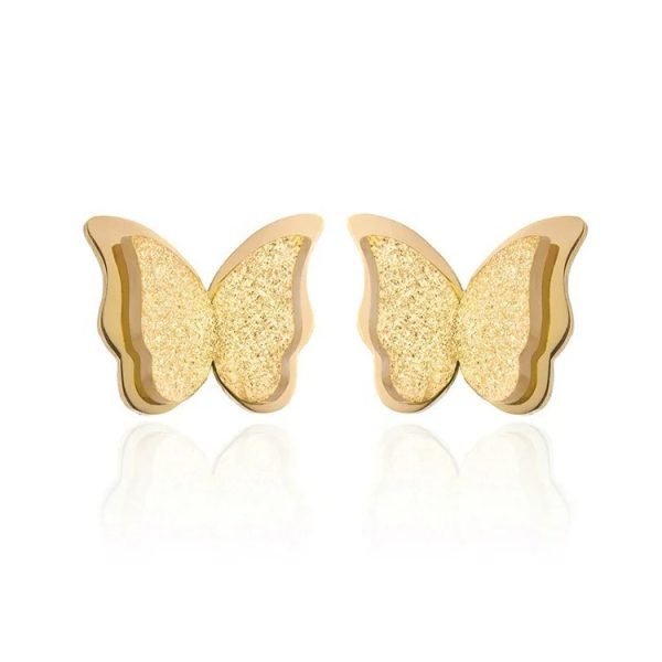 Fluttering Whisper Stud Earrings