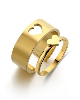 Forever Heart Couple Rings