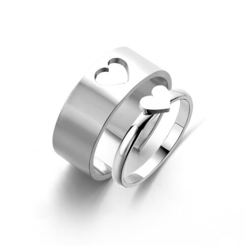 Forever Heart Couple Rings