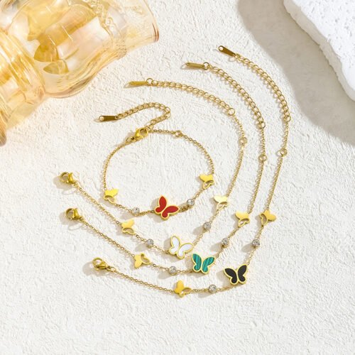 Garden Flutter Charm Bracelet
