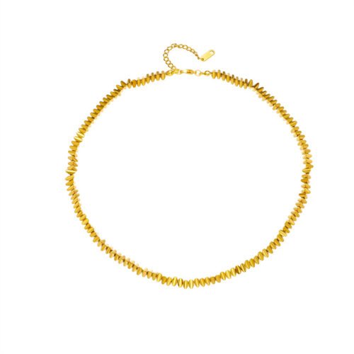 Geometric Beaded Choker