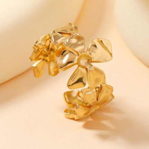 Golden Blossom Ring