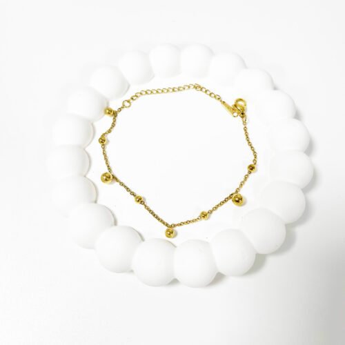 Golden Orbit Charm Bracelet