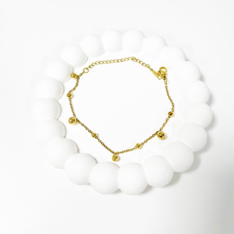 Golden Orbit Charm Bracelet