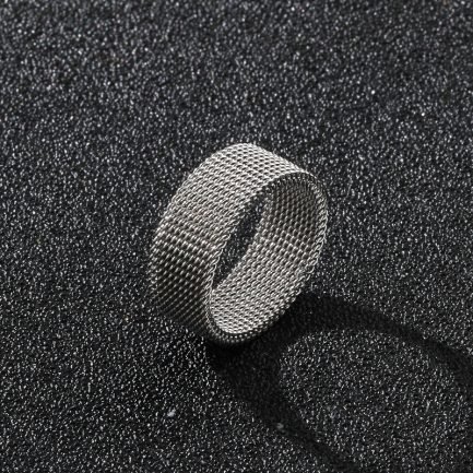 Luxe Mesh Band Ring – Image 4
