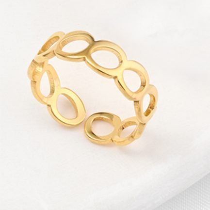 Modern Minimalist Ring Trio - 画像 (5)