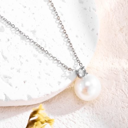 Pearl Radiance Necklace - 이미지 4