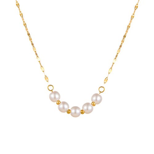 Pearls in Motion Chain Necklace