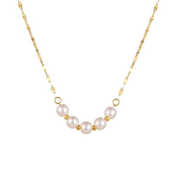 Pearls in Motion Chain Necklace