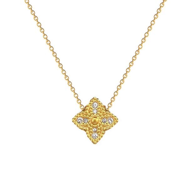 Reversible Clover Necklace