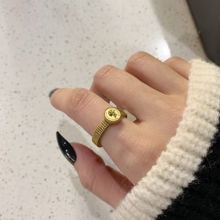 Royal Sovereign Mesh Ring - 이미지 4
