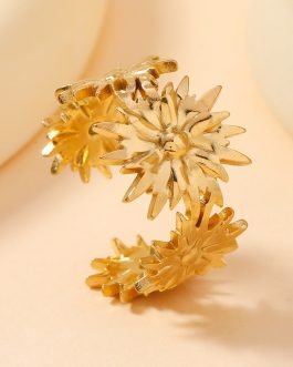 Sunflower Band Ring