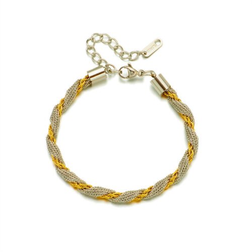 Twisted Duo Mesh Bracelet
