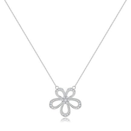 Daisy Outline Pendant Necklace – Bild 2
