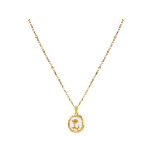 Enchanted Rose Locket Necklace