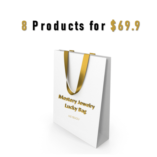 8 Pieces Deluxe Mystery Jewelry Lucky Bag