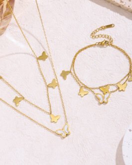 Flutter Charm Jewelry Set