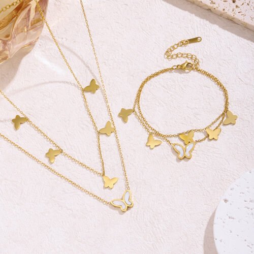 Flutter Charm Jewelry Set