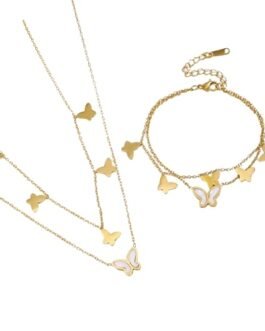 Flutter Charm Jewelry Set