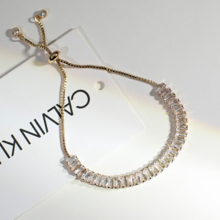 Lumière Adjustable Baguette Bracelet - Image 4