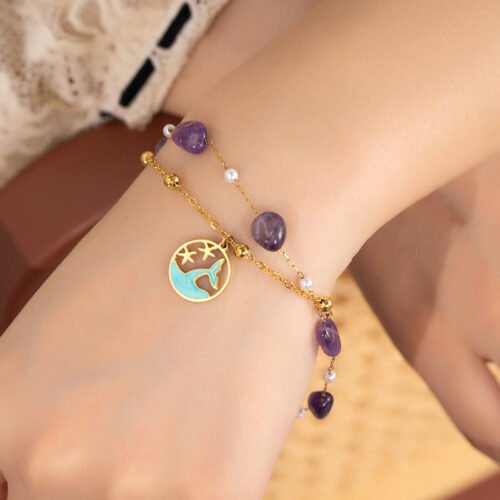 Ocean Dreams Amethyst Bracelet