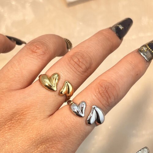 Petal Embrace Open Ring