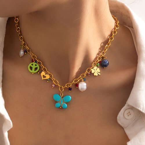Tropical Paradise Charm Necklace