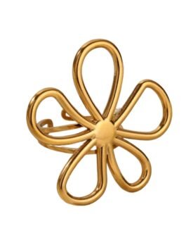 Bloom Outline Open Ring