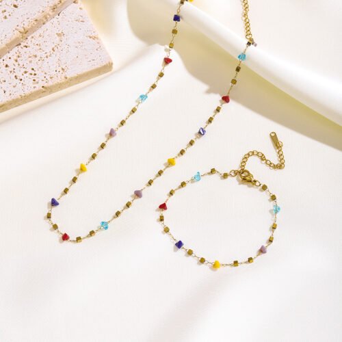 Confetti Gemstone Station Jewelry Set