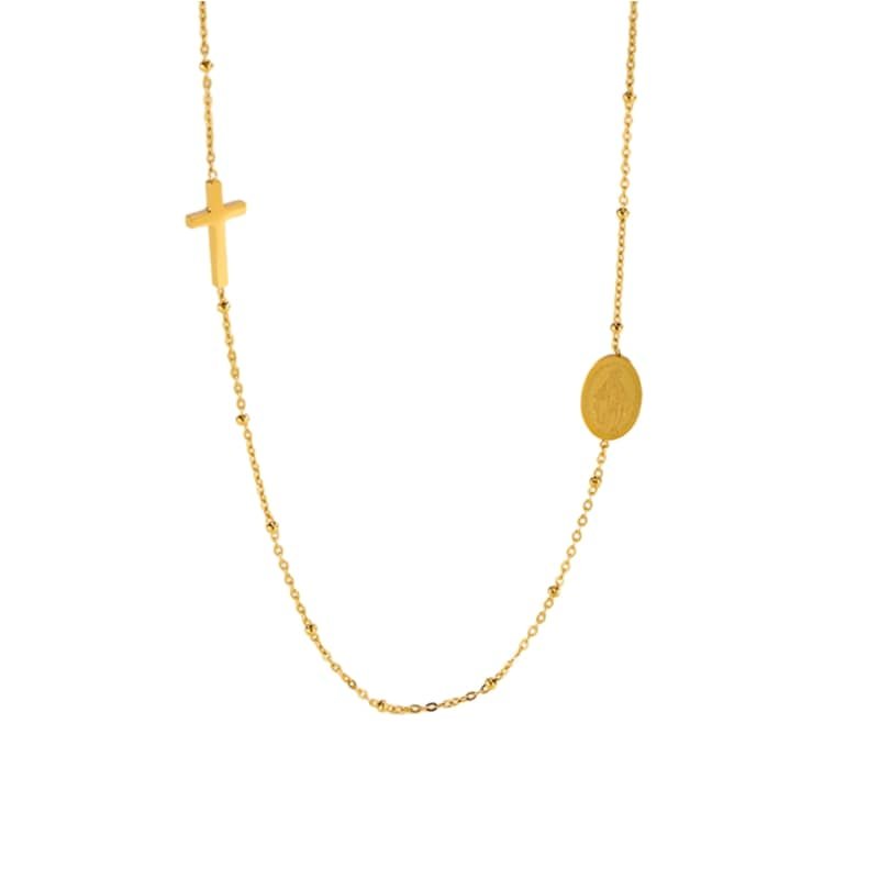 Devotion Rosary Station Necklace