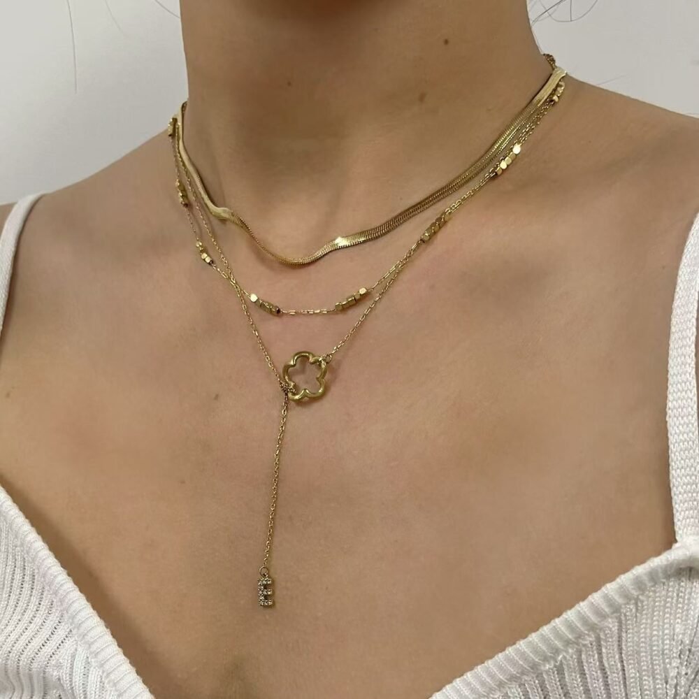 Initial Charm Personalized Pendant Necklace - Image 3