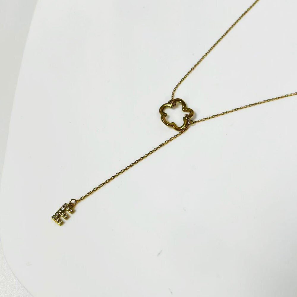 Initial Charm Personalized Pendant Necklace - Image 10