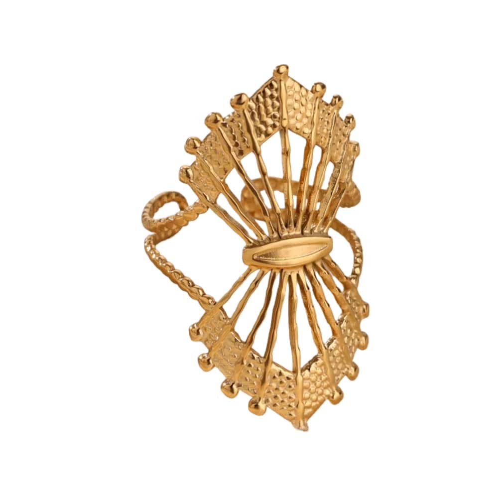 Solstice Crown Statement Ring