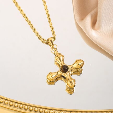 Sovereign Cross Necklace - Image 4