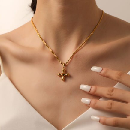 Sovereign Cross Necklace - Image 2