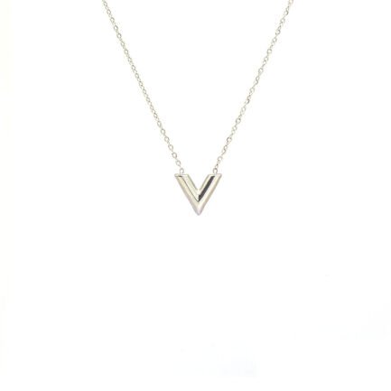 Vertex V-Pendant Necklace – Image 4