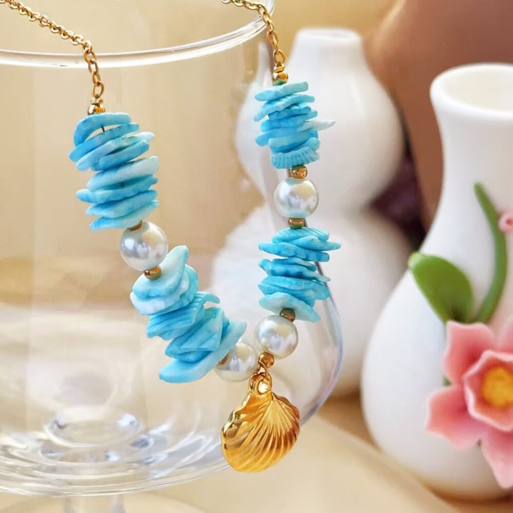 Bohemian Beach Stone Necklace - Image 3