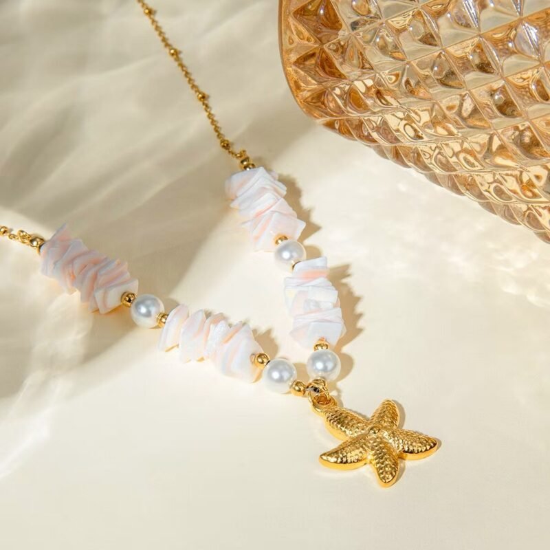 Bohemian Beach Stone Necklace
