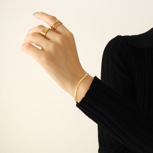 Herringbone Chain Bracelet